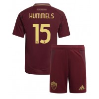 Maglia Calcio AS Roma Mats Hummels #15 Prima Divisa Bambino 2024-25 Manica Corta (+ pantaloncini)